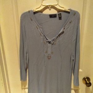 Apostrophe Women's Knit Top, Size 1X